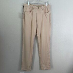 NEW Collars &‎ Co. Mens 34x34 CEO Tech Pull On Pants Stone Stretch Performance